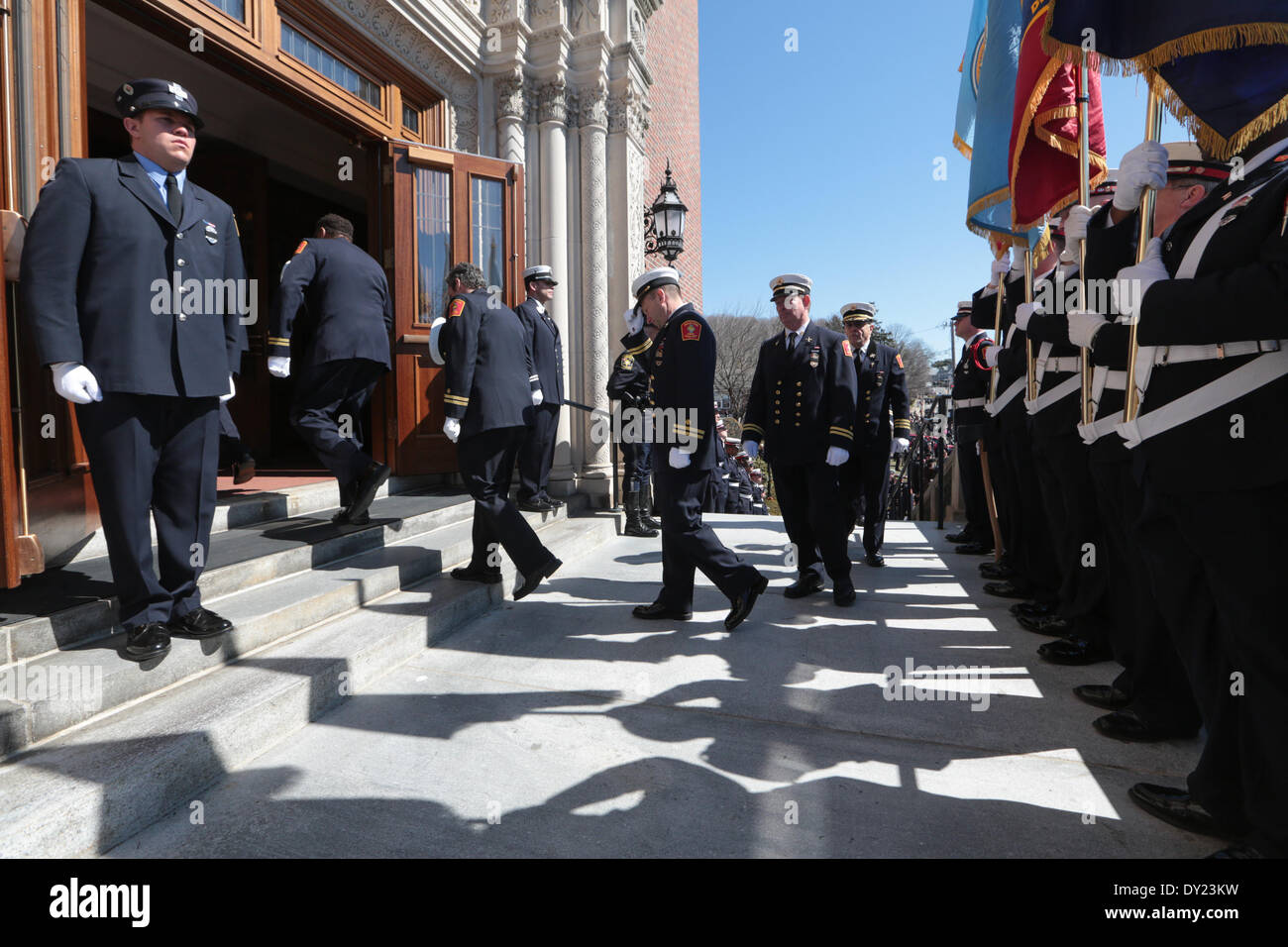 Boston, Massachusetts, USA. 3rd Apr, 2014. Thousands of firefighters ...