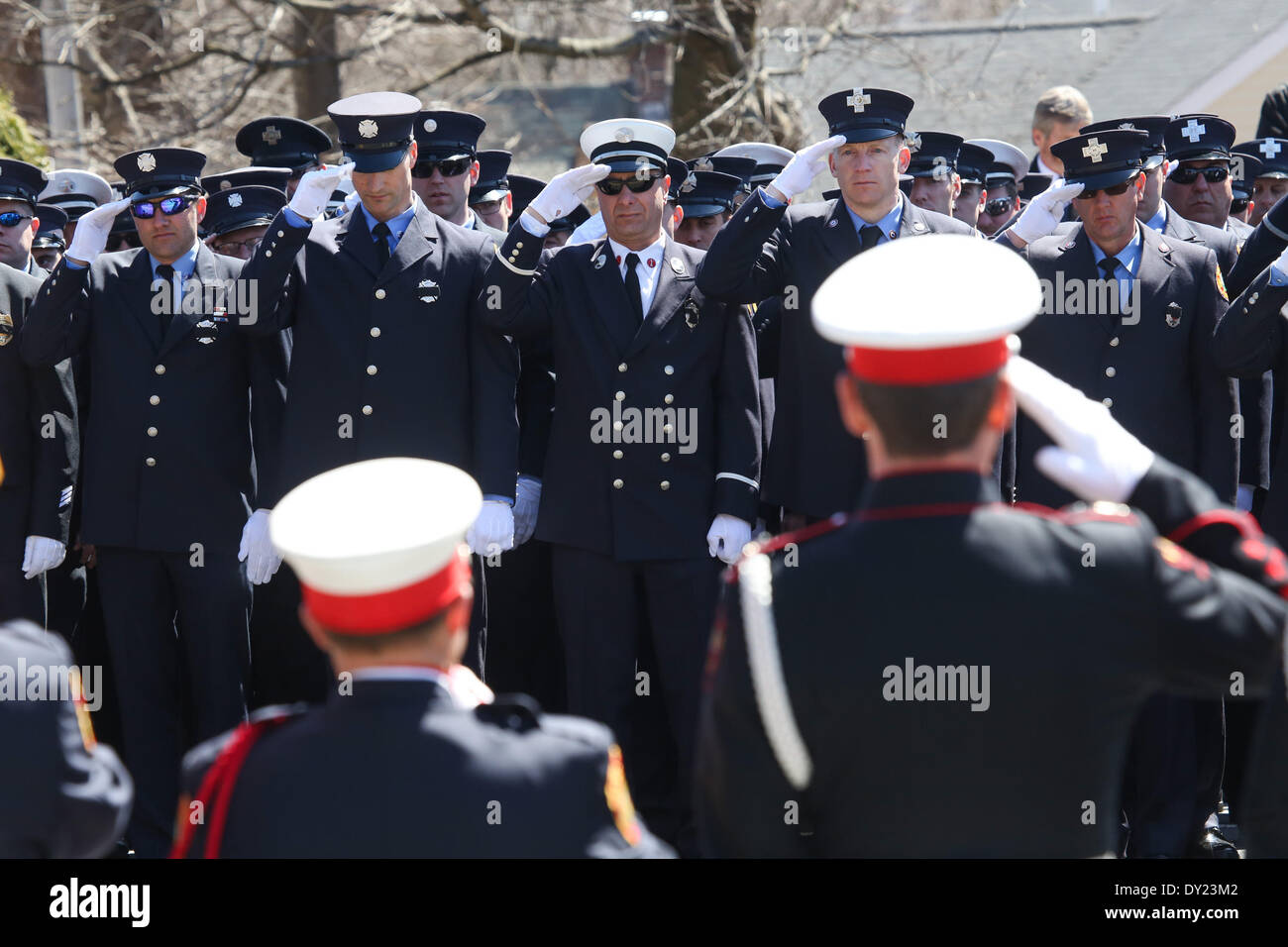 Boston, Massachusetts, USA. 3rd Apr, 2014. Thousands of firefighters ...