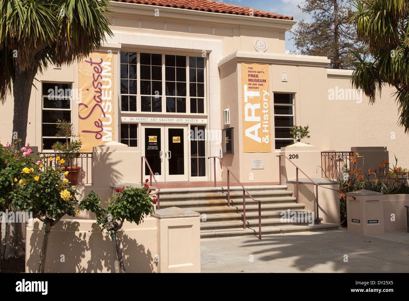The DeSaisset Art gallery at Santa Clara University Stock Photo