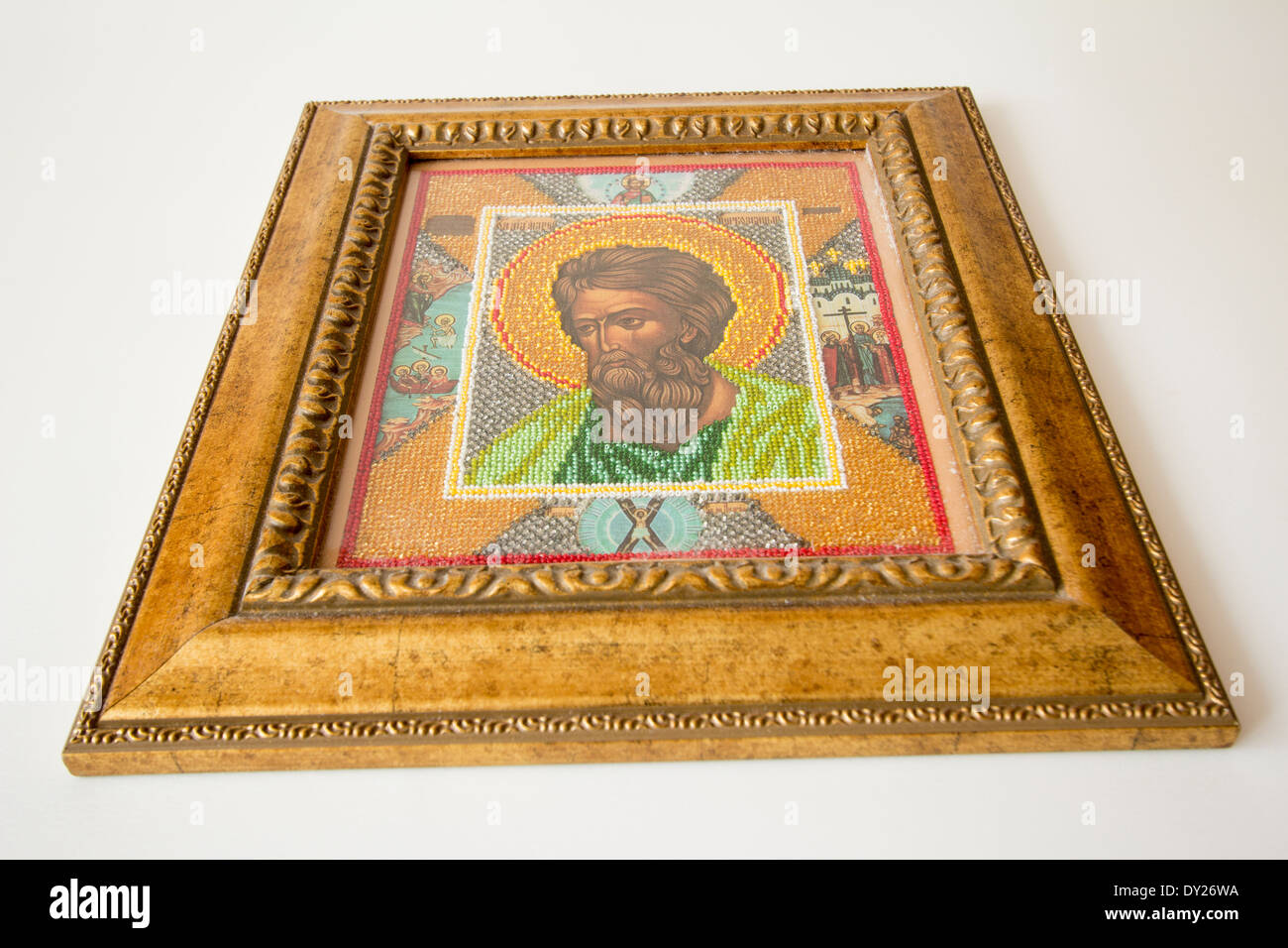 Icon of St. Andrew on a white background Stock Photo - Alamy
