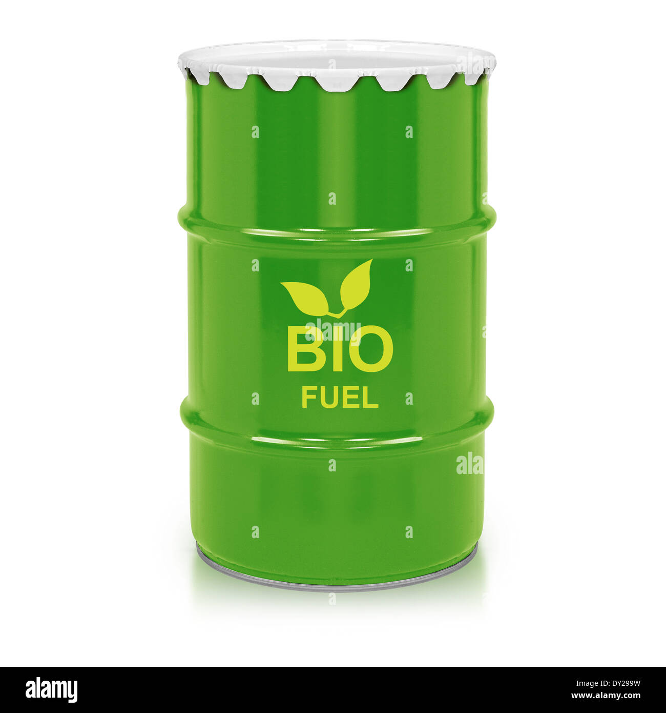 Green barrel of bio fuel, environment conceptual design. (with clipping