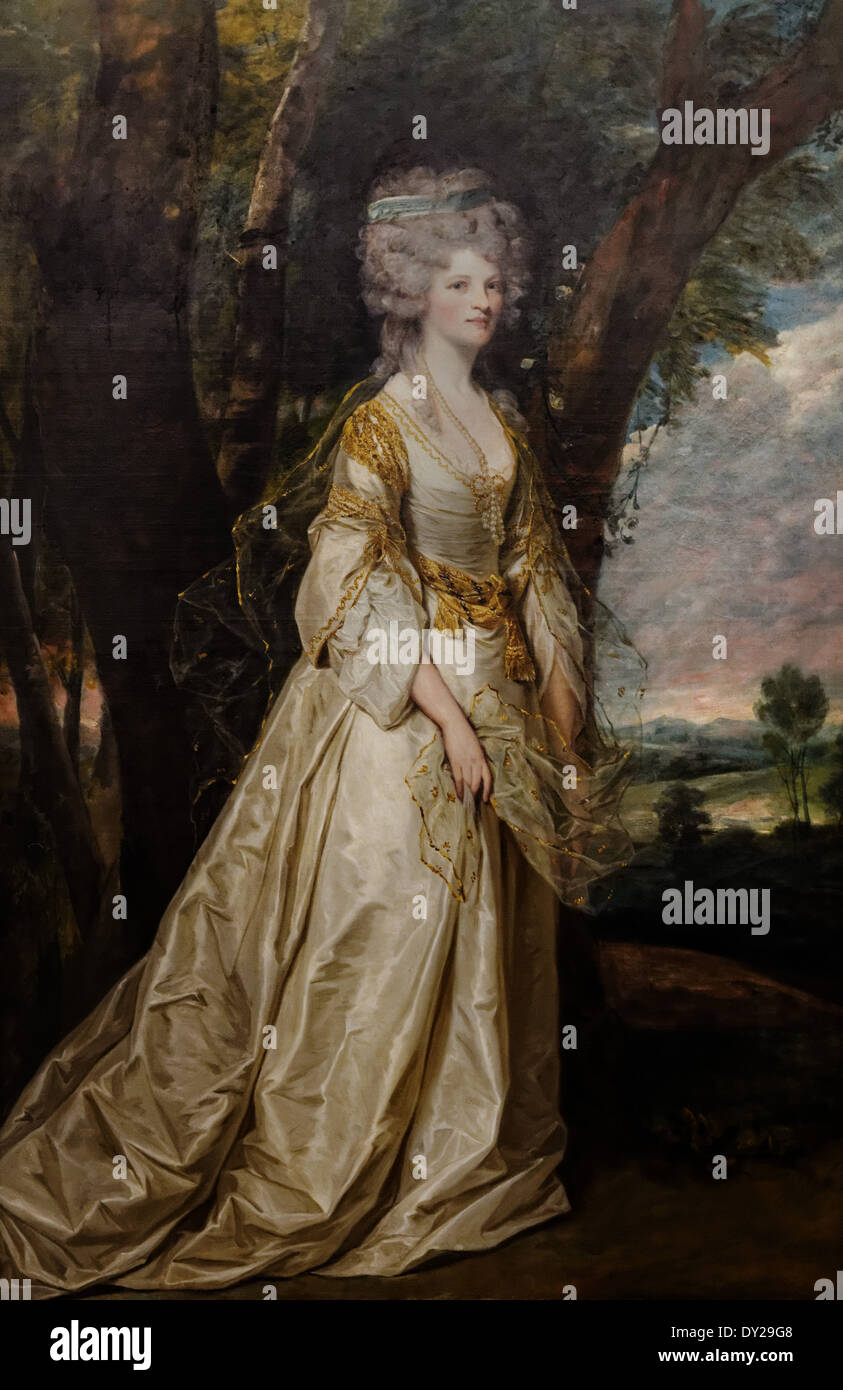Sir Joshua Reynolds - Lady Sunderlin - 1786 - XVIII th Century - British School - Gemäldegalerie - Berlin Stock Photo
