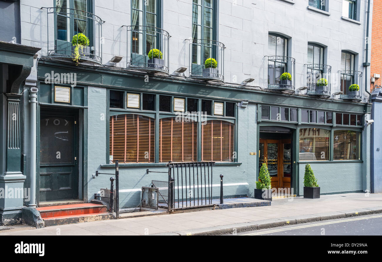 The Groucho Club in soho Stock Photo - Alamy