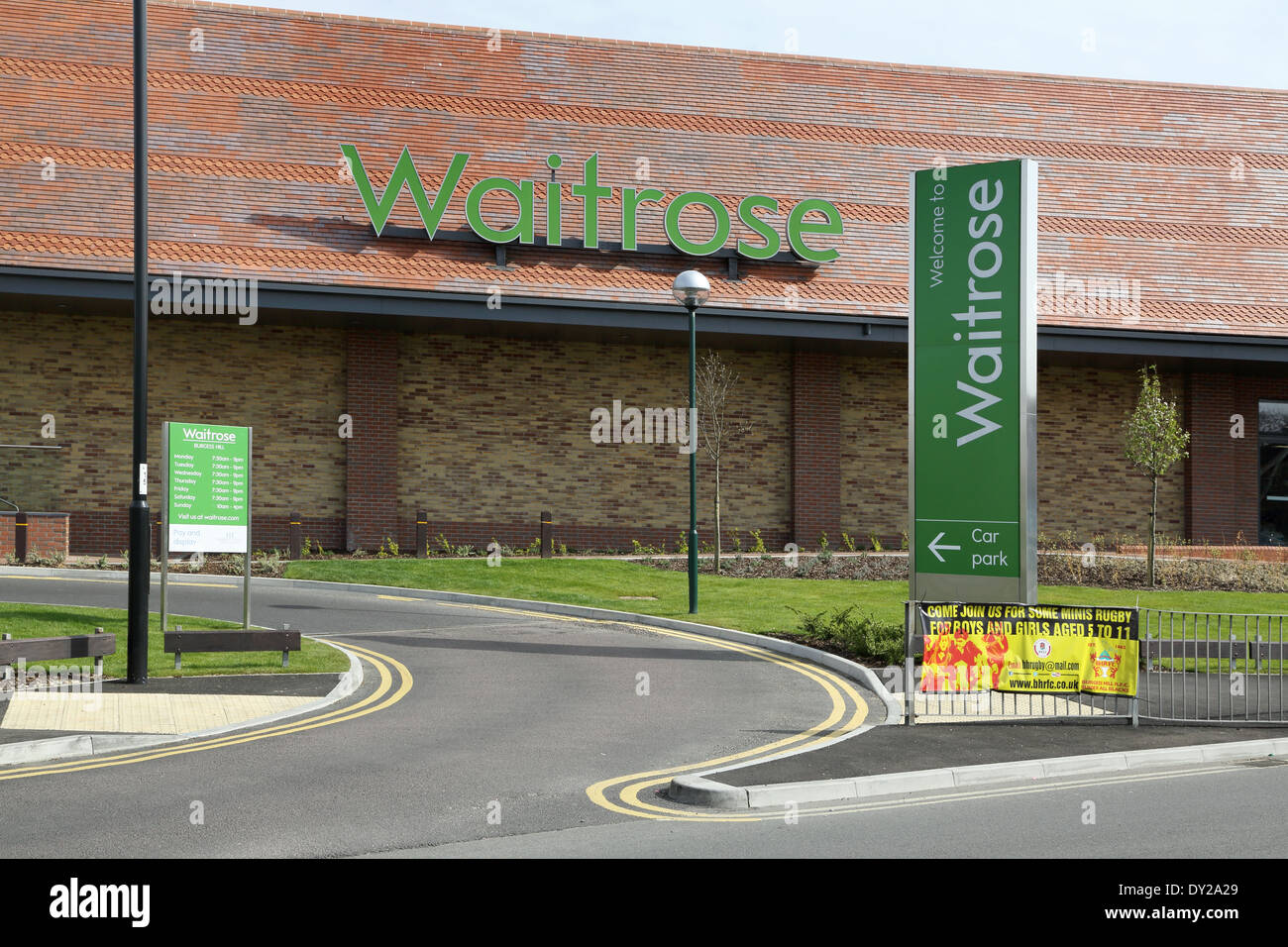 waitrose supermarket in burgess hill west sussex Stock Photo Alamy