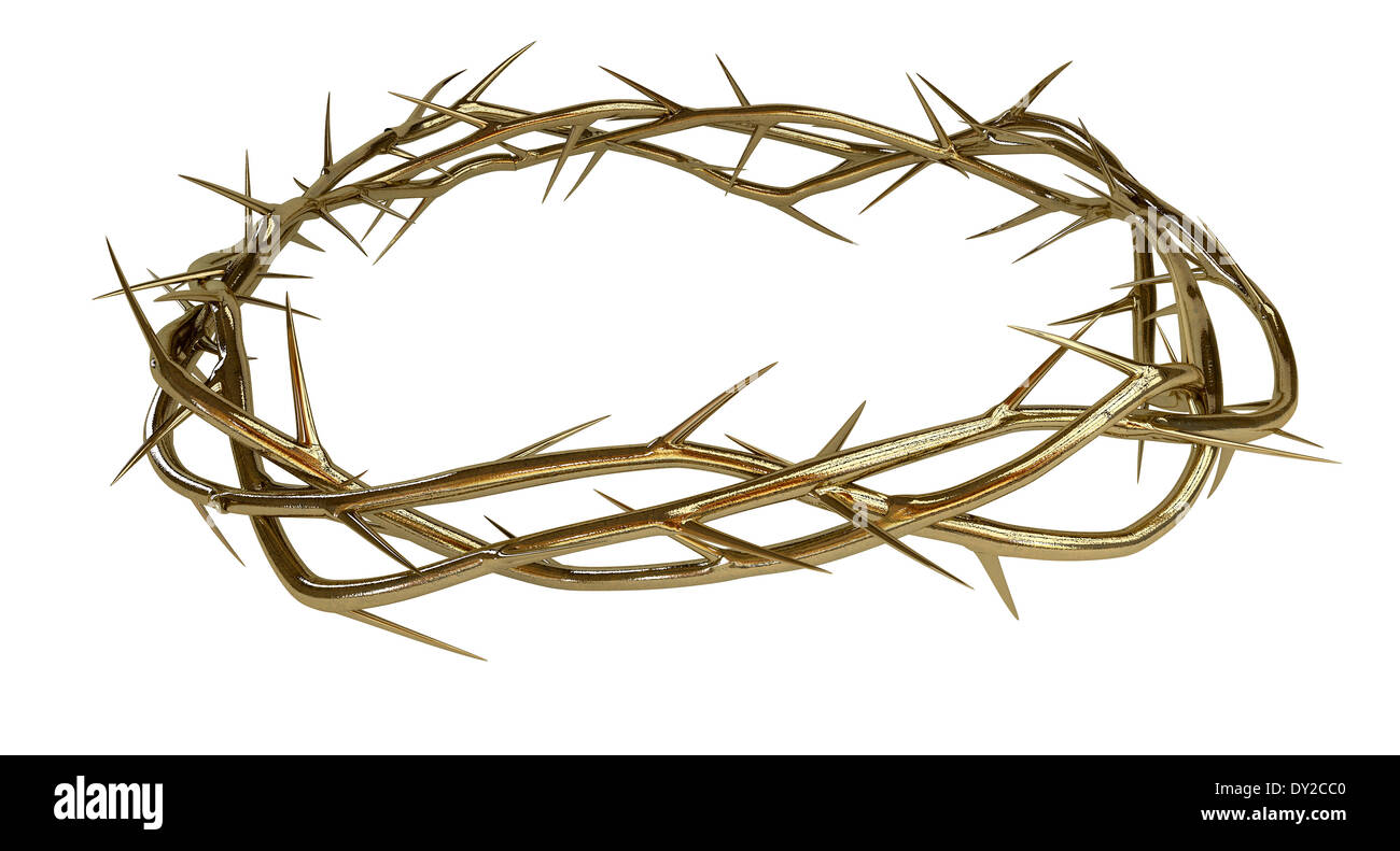 Gold crown of thorns hi-res stock photography and images - Alamy