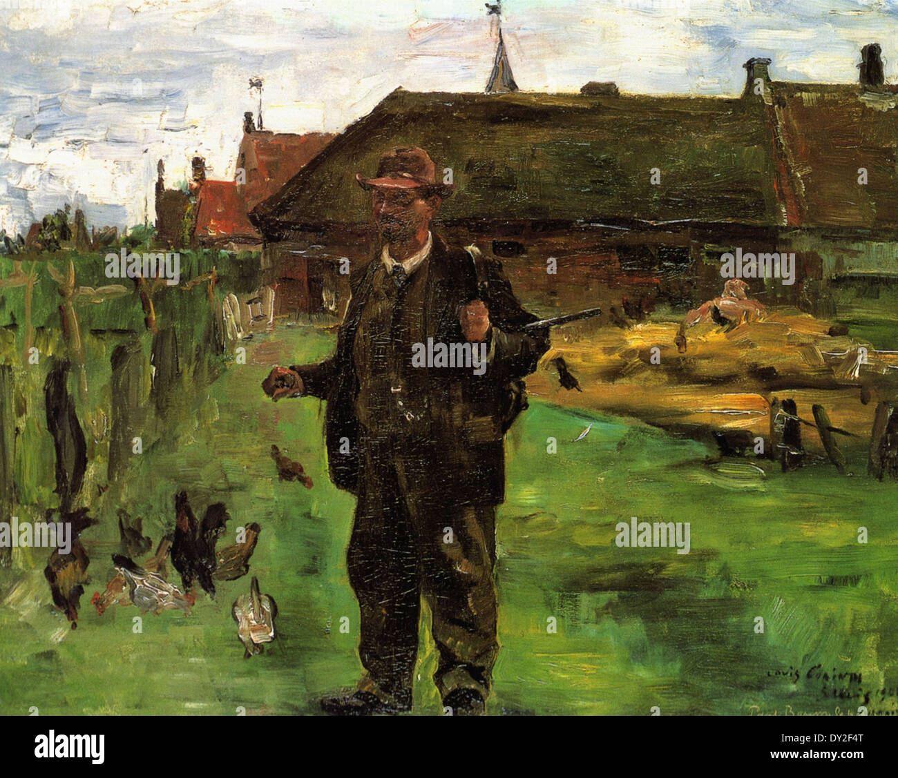 Lovis Corinth Paul Baum in Sluis Stock Photo