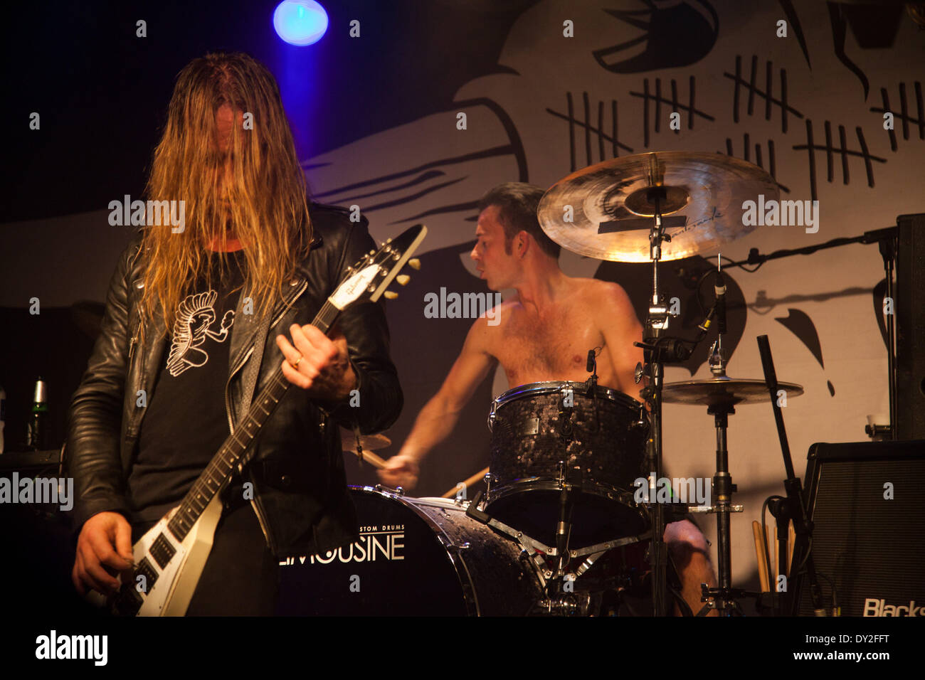 London, UK. 3rd April 2014. The Danish band DAD plays live at the