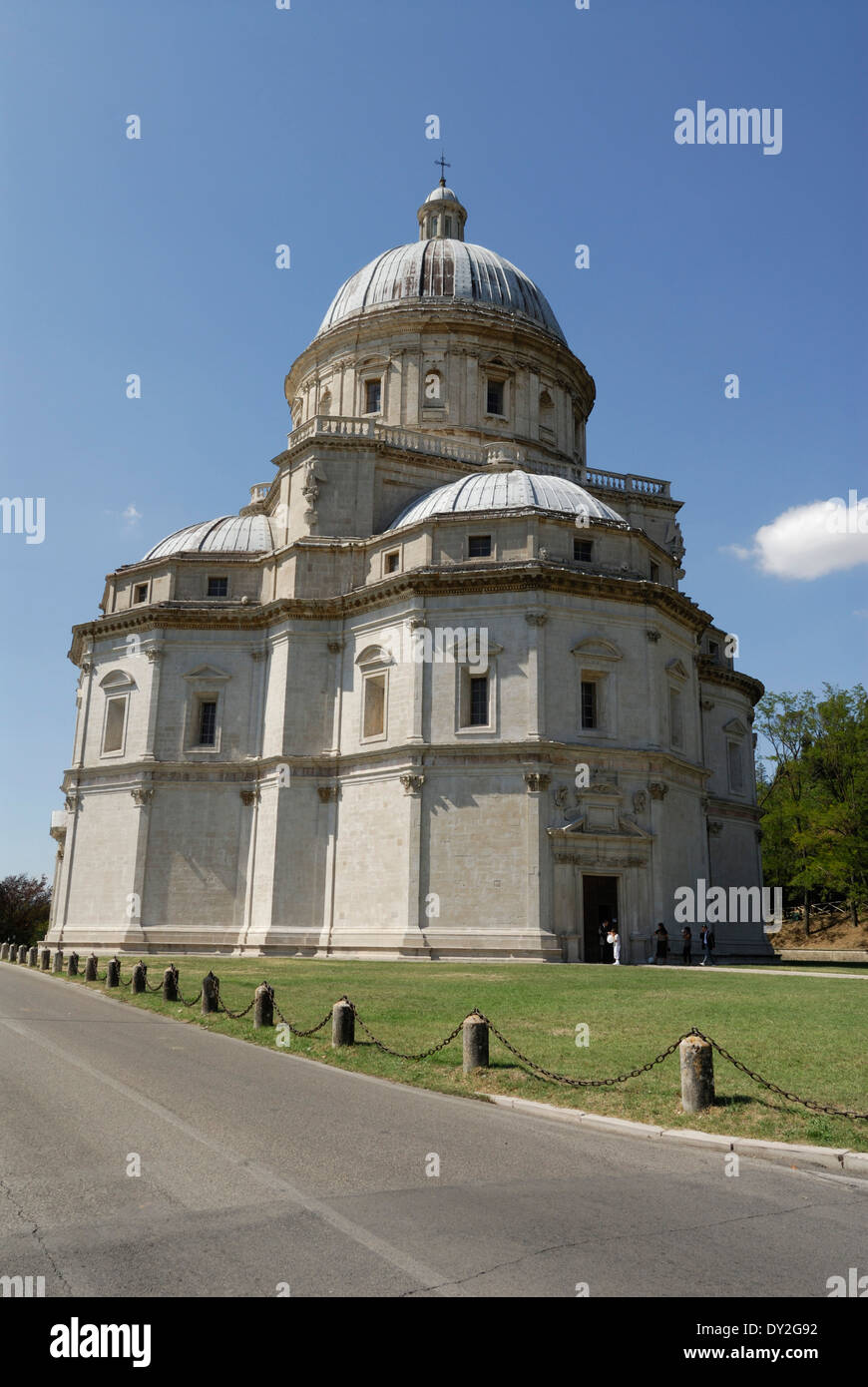 Todi. Umbria. Tempio di Santa Maria della Consolazione Stock Photo - Alamy