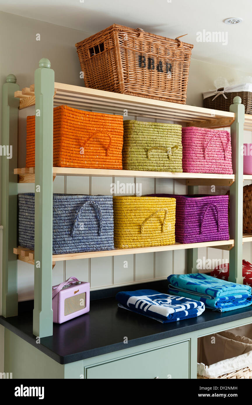 Wicker baskets burford hires stock photography and images Alamy