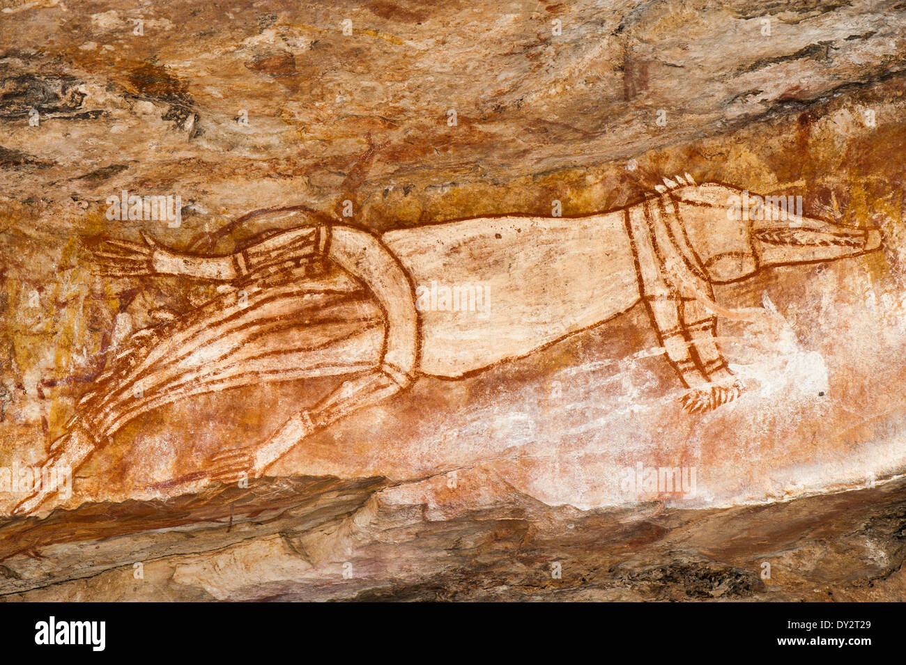 Rock art, Warddeken Indigenous Protected Area, Australia Stock Photo