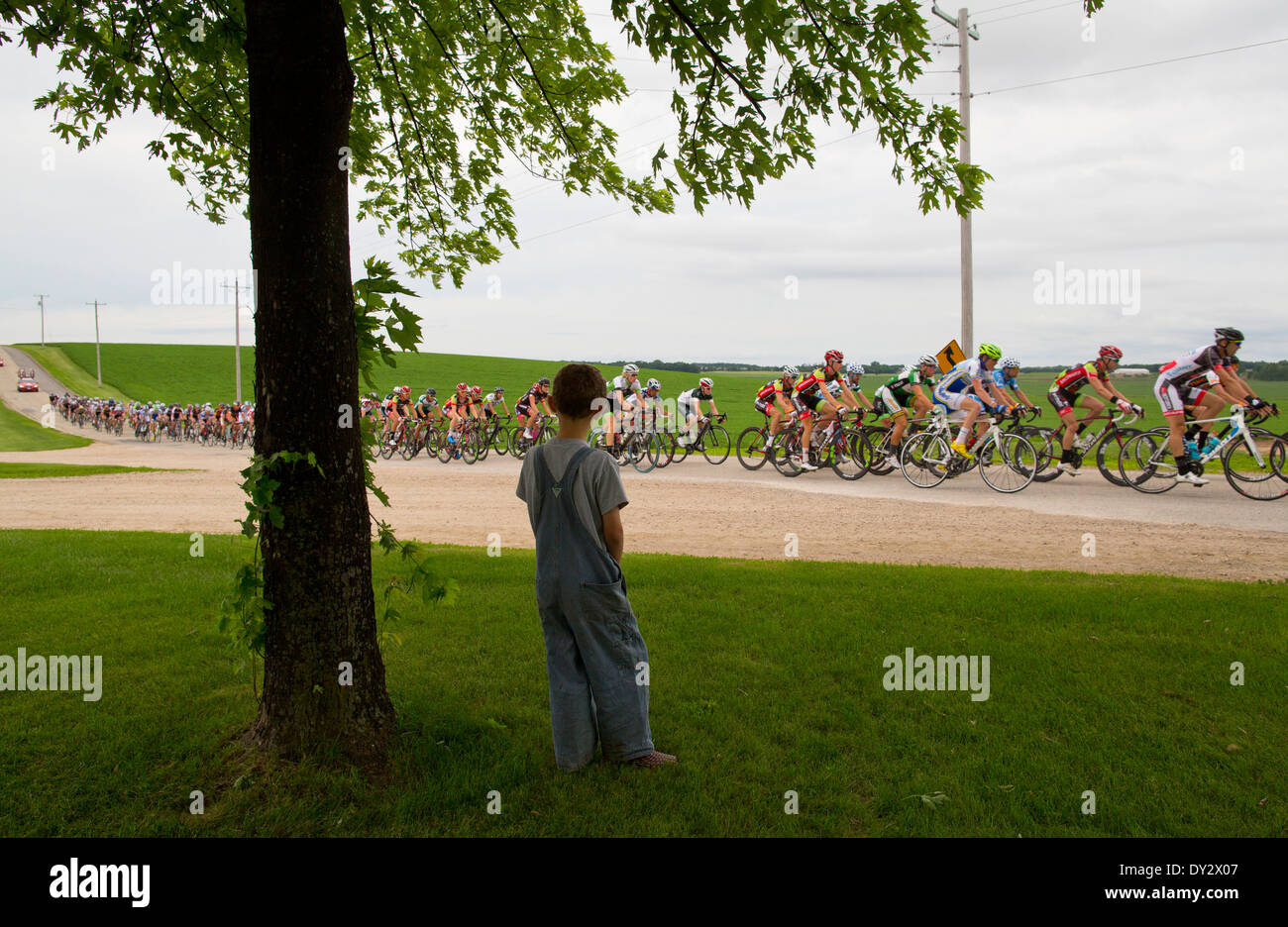 Tour of America's Dairyland bike race Stock Photo Alamy