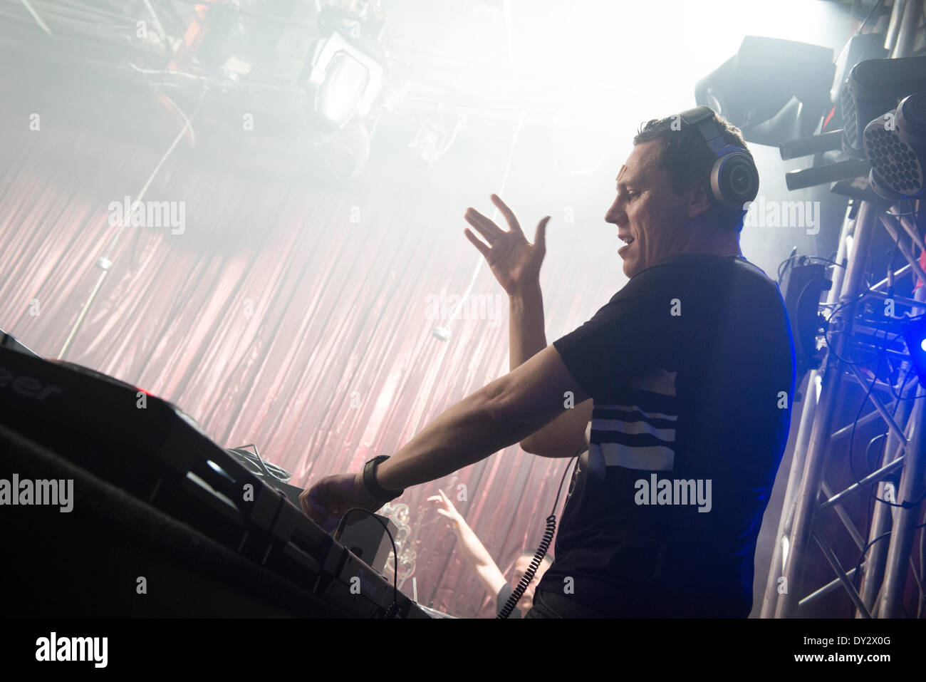 D.J. Tiesto performing live in New Orleans during Club Ampersand's