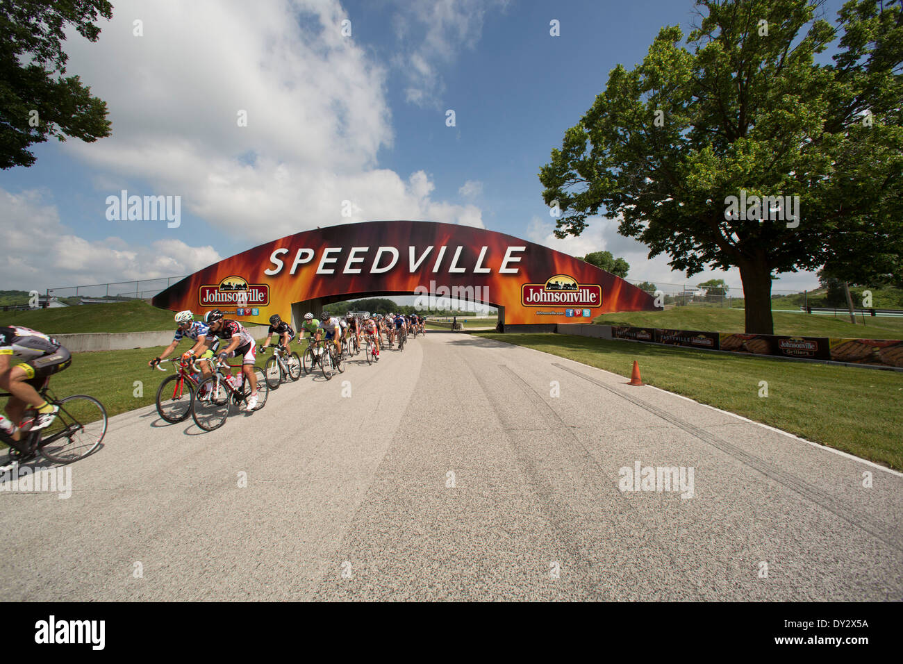 Tour of America's Dairyland bike race. Stock Photo