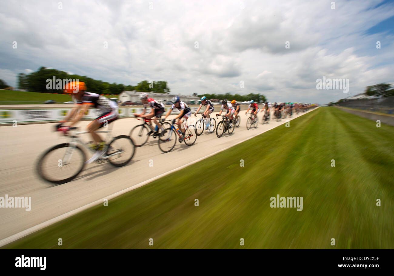 Tour of America's Dairyland bike race. Stock Photo
