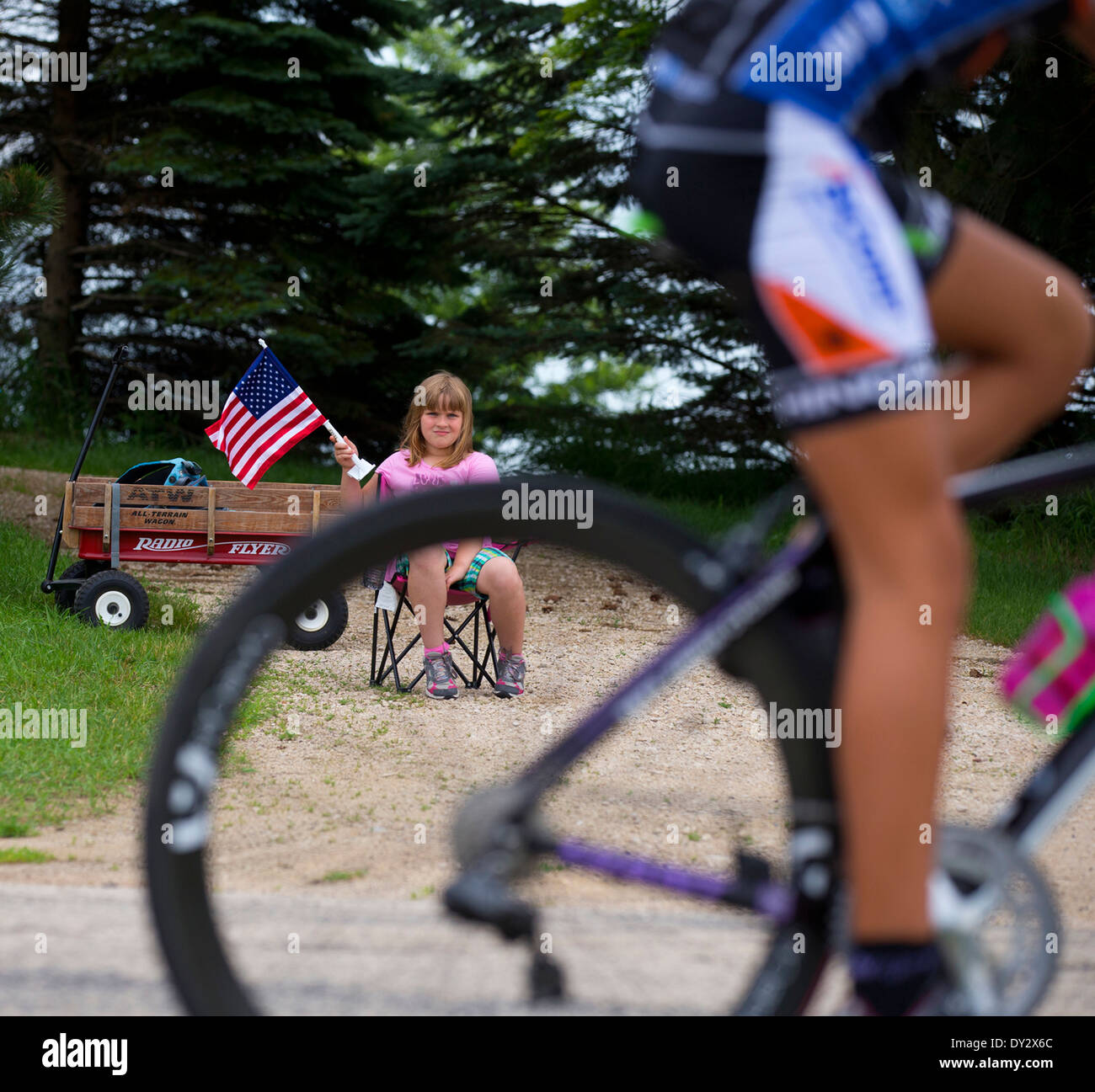 Tour of America's Dairyland bike race Stock Photo Alamy