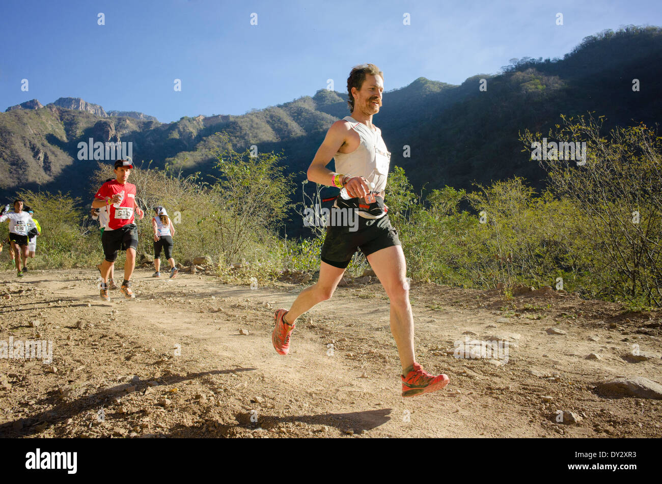 Copper Canyon Ultramarathon (Ultra Caballo Blanco), Chihuahua Stock
