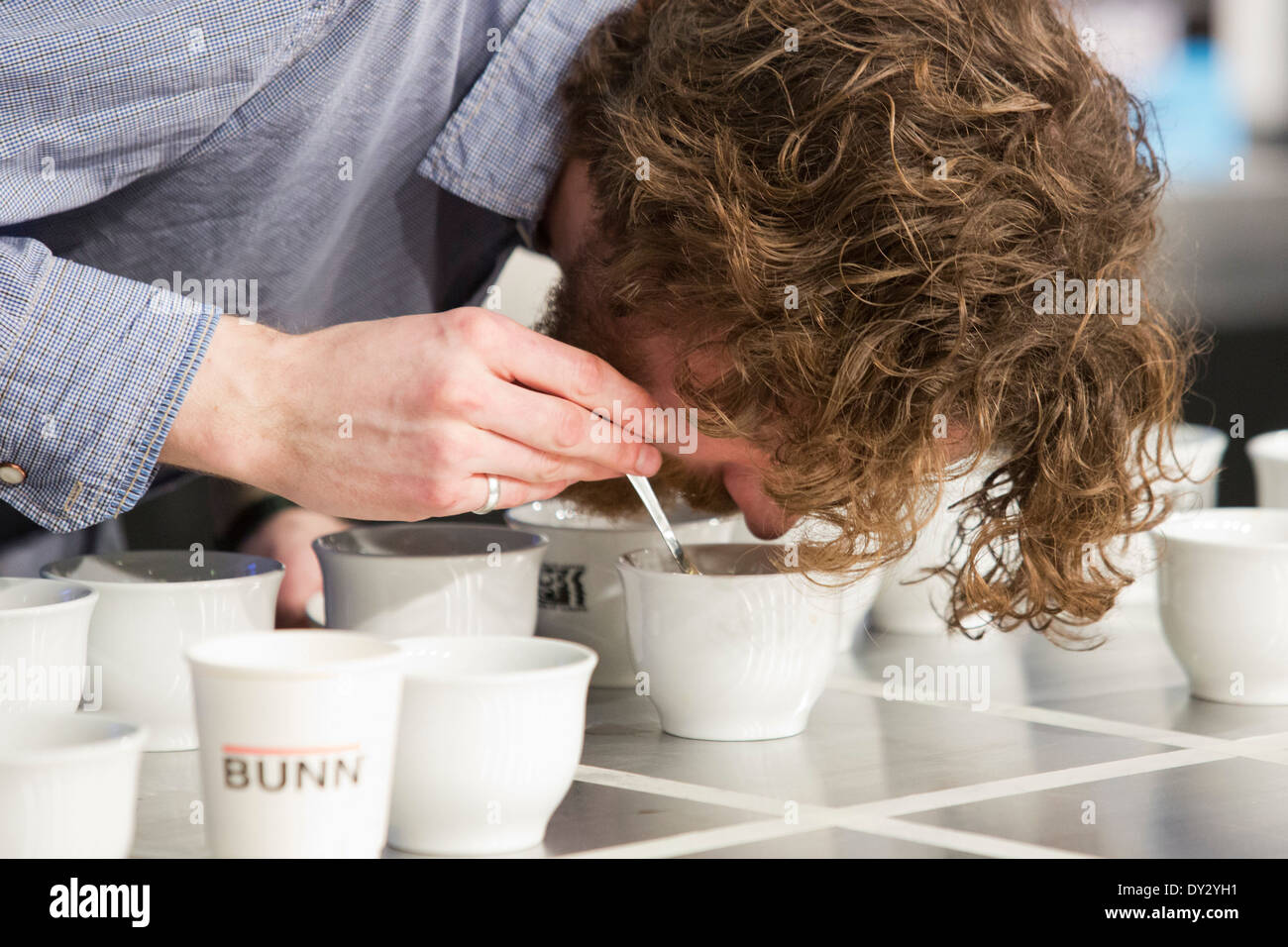 London Coffee Festival 2014 at the Old Truman Brewery, Brick Lane. Cup
