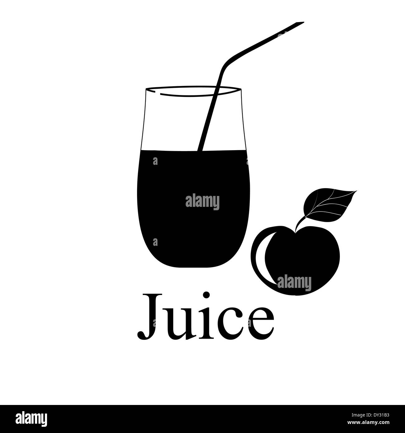 Fruit juice symbols vector illustration Stock Photo Alamy