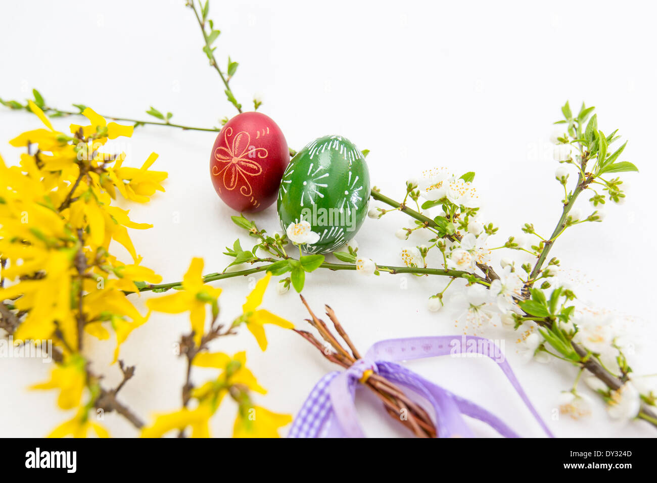 Easter holiday and decoration, czech tradition Stock Photo