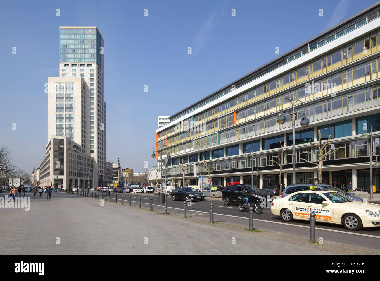 Budapester Str with Bikini Berlin and Zoofenster, Berlin, Germany Stock ...