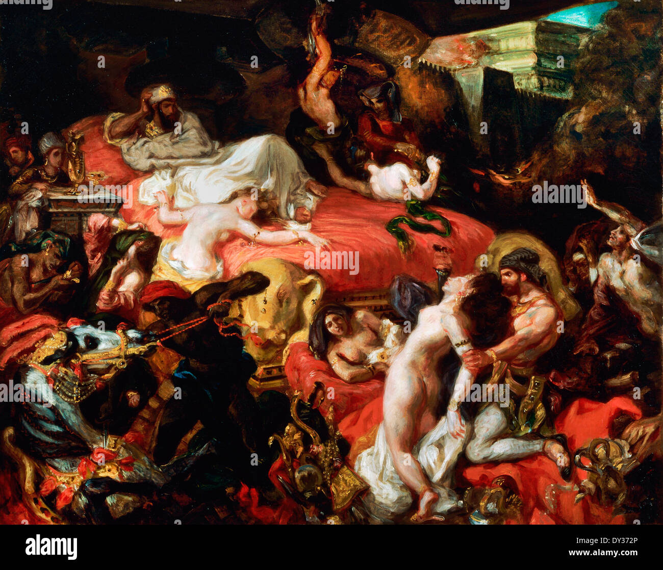 The Death Of Sardanapalus High Resolution Stock