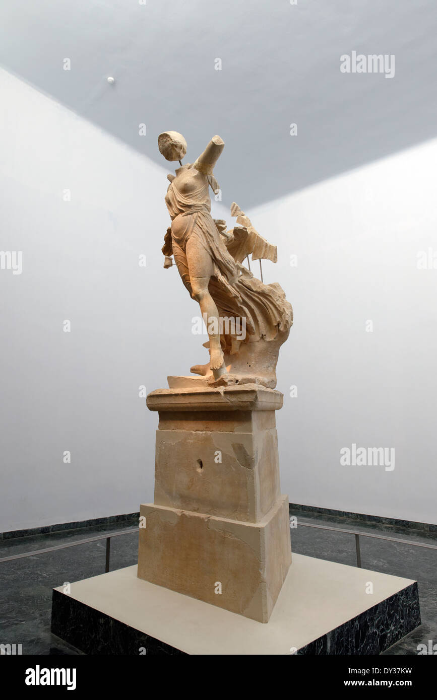 Statue Nike Paeonios at Archaeological museum Ancient Olympia Peloponnese  Greece statue Nike Victory was a Stock Photo - Alamy