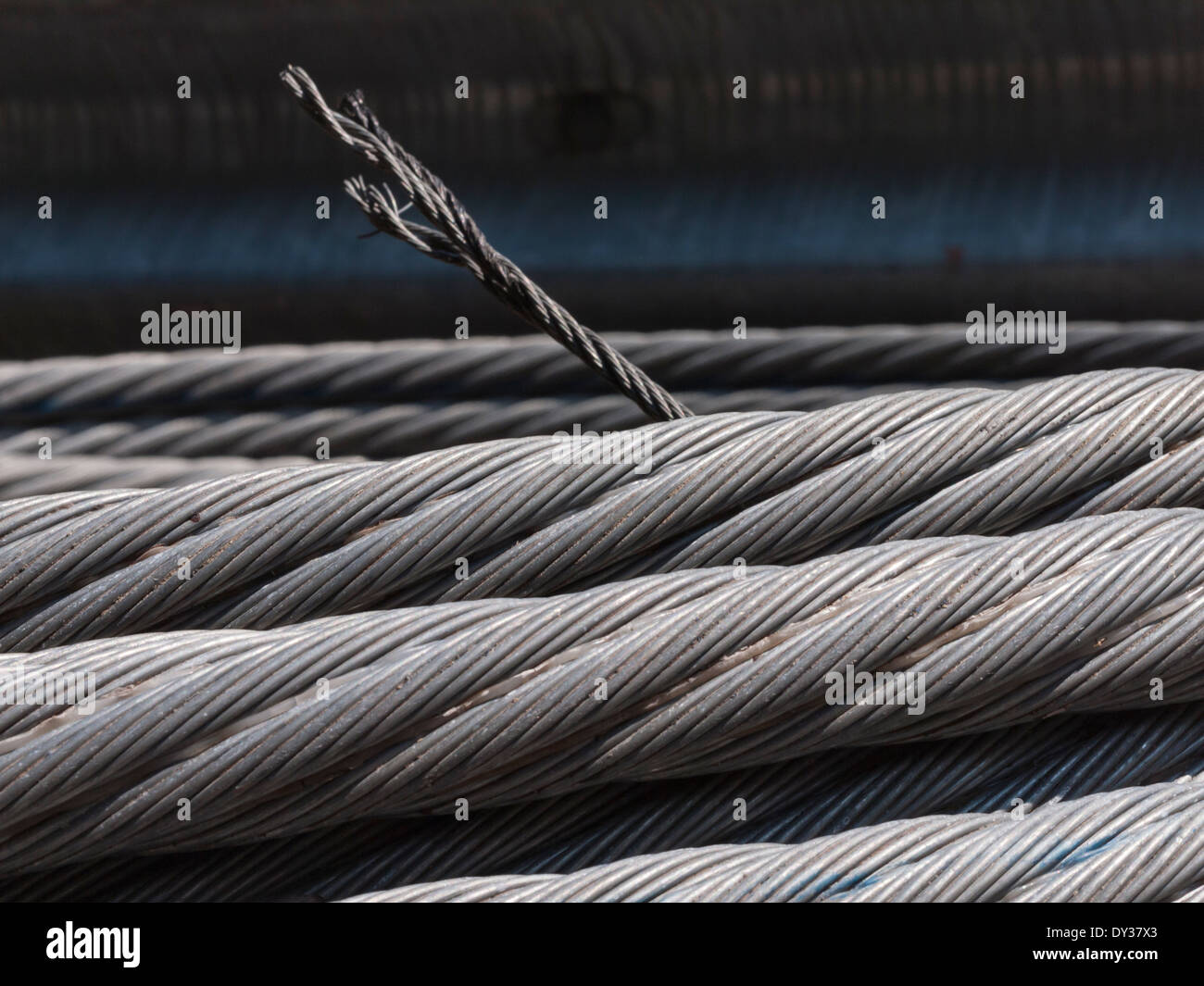 Steel cable Stock Photo