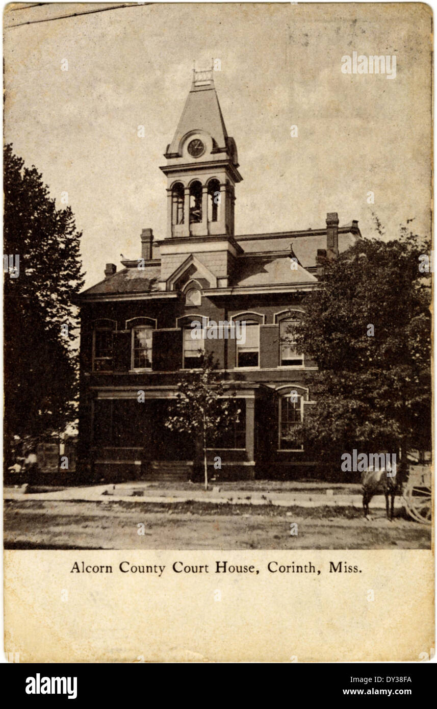 Alcorn County court house, Corinth, Miss Stock Photo Alamy