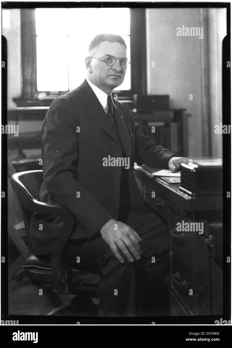 E. F. Puckett, School Superintendent Stock Photo Alamy