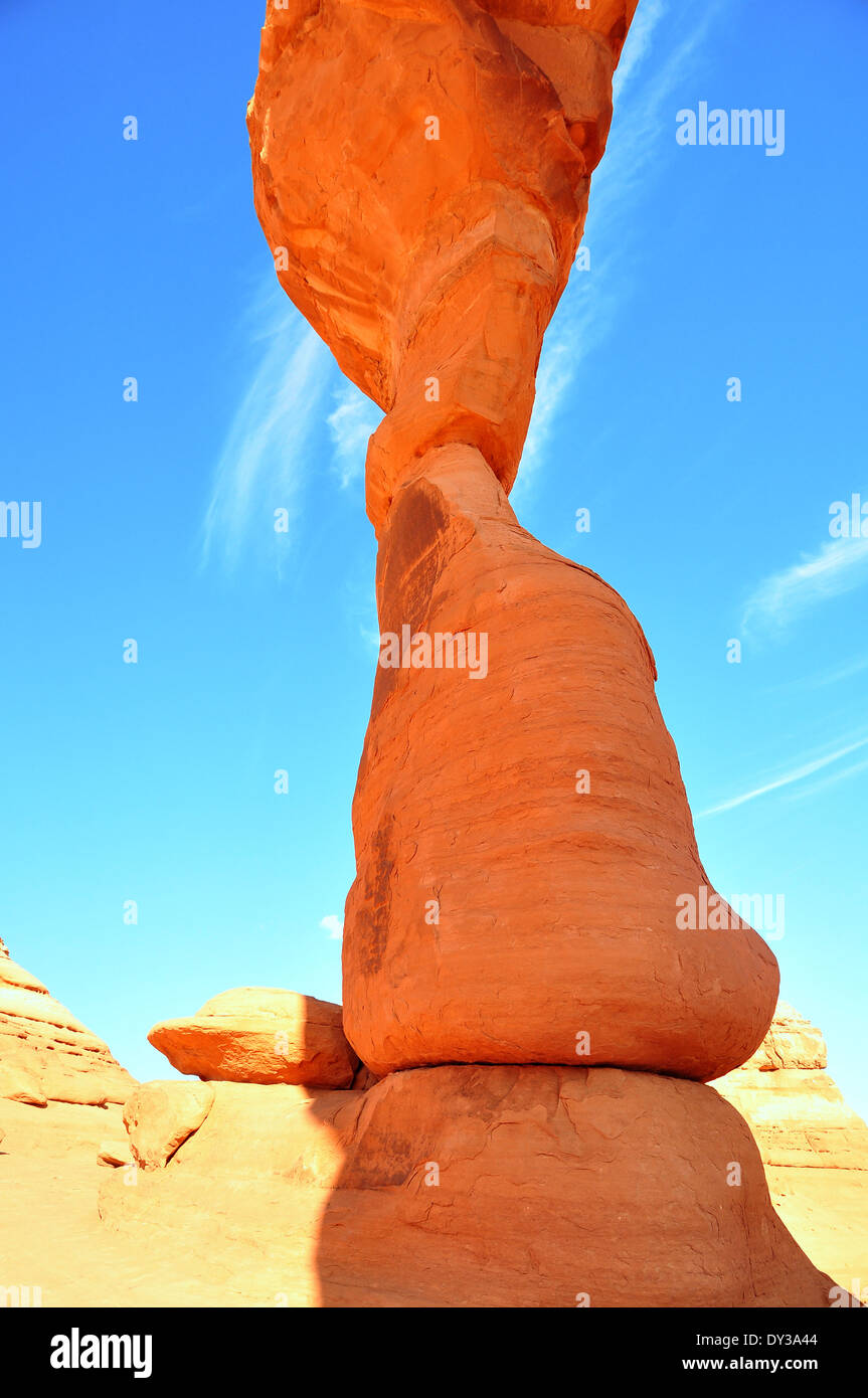 Delicate Arch Arches National Park Stock Photo
