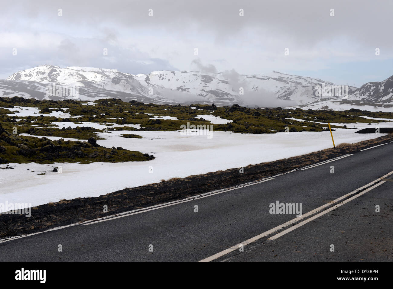 Beautiful Icelandic mountain scenery Stock Photo