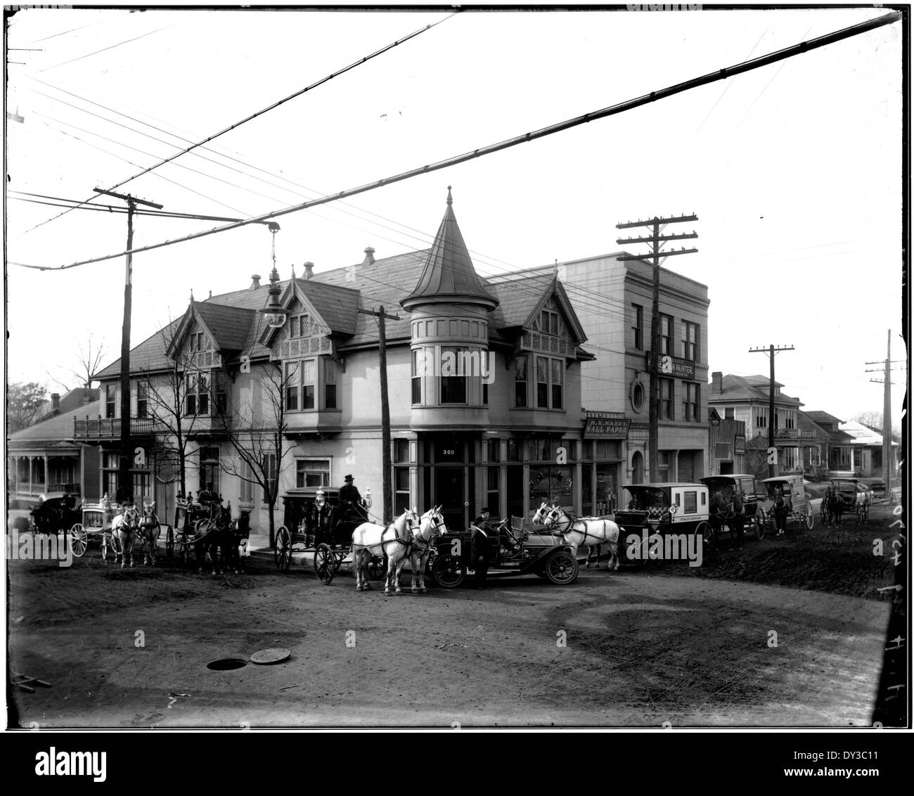 Hardy Funeral Home 3 circa 1907 Stock Photo Alamy