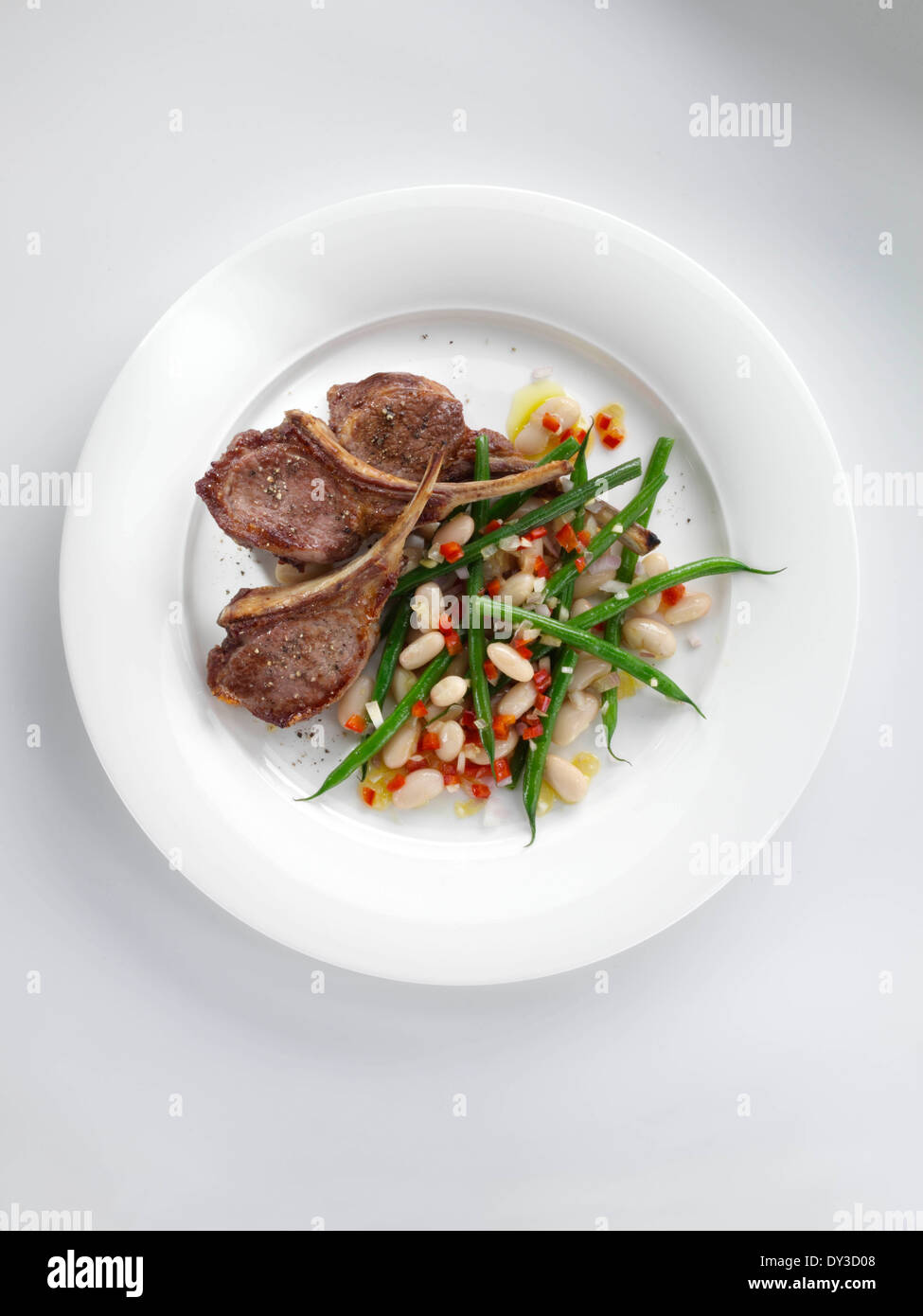 French trimmed lamb chops hires stock photography and images Alamy