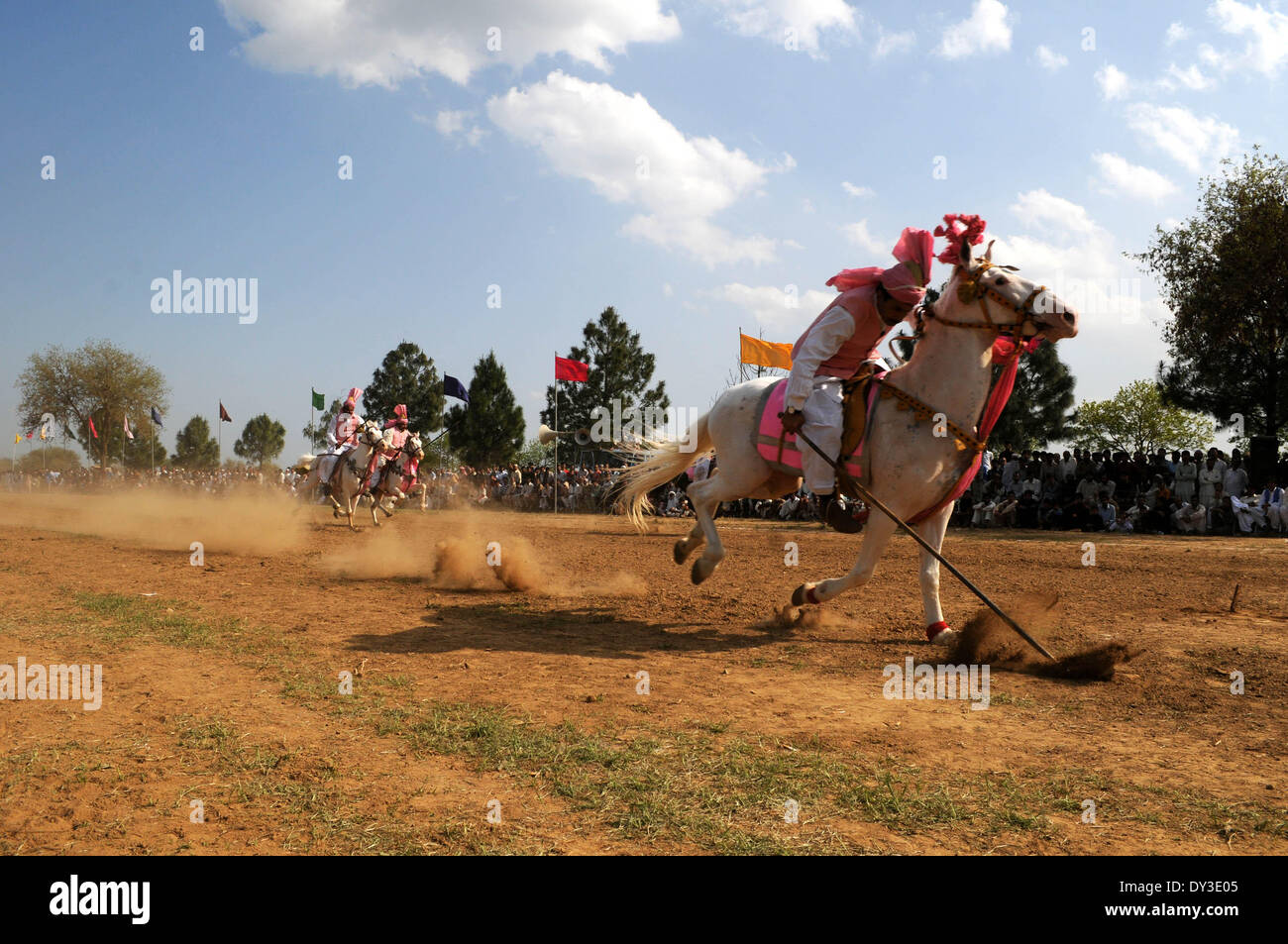Tent pegging in pakistan hi-res stock photography and images - Alamy