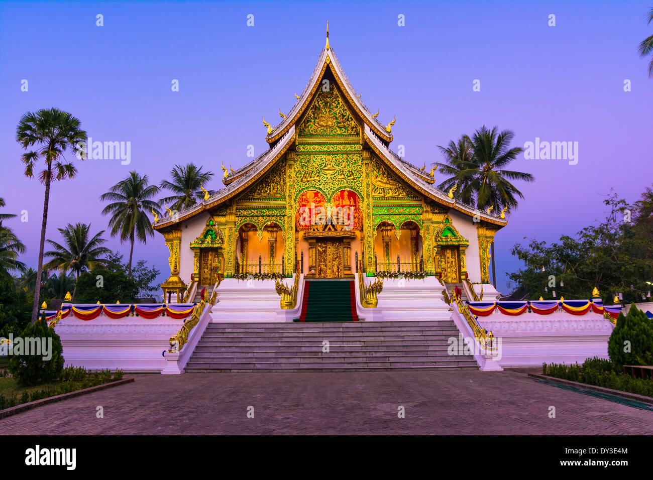 The Haw Pha Bang Temple Stock Photo