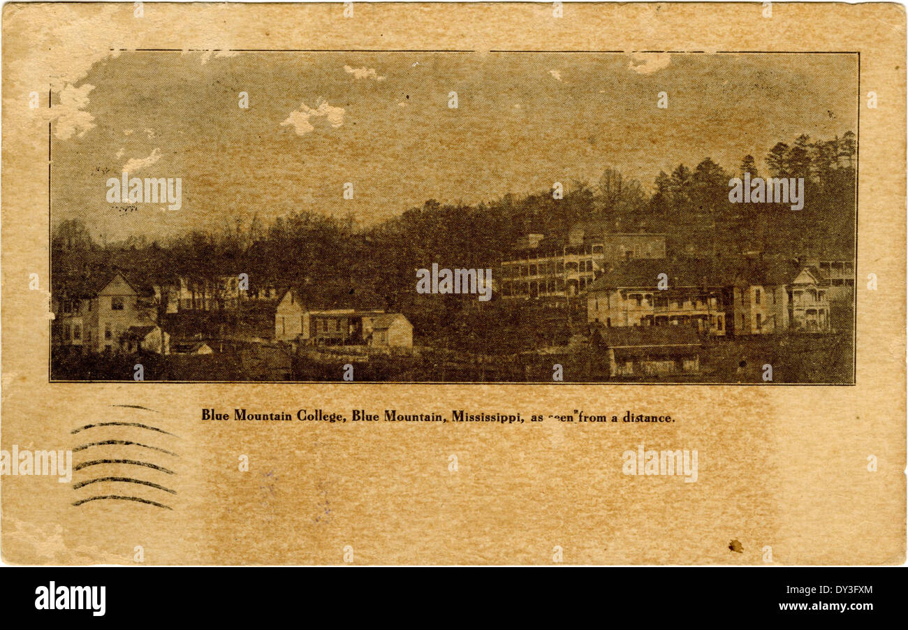 Blue Mountain College, Blue Mountain, Mississippi, as seen from a
