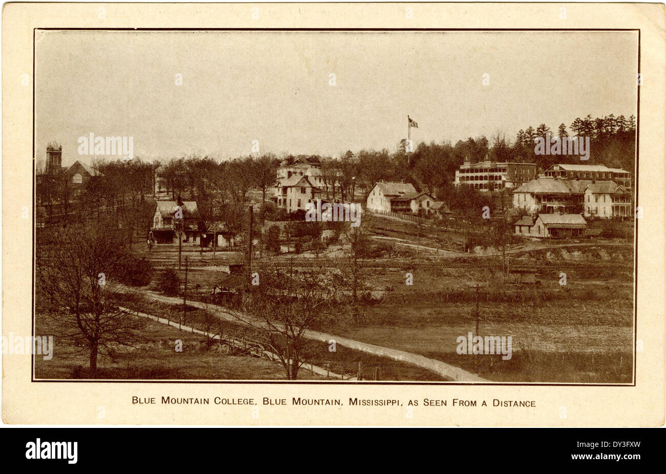Blue Mountain College, Blue Mountain, Mississippi, as seen from a