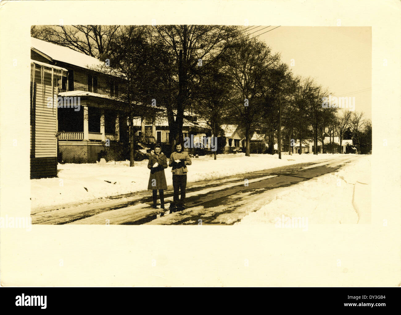 West Railroad Ave. Stock Photo