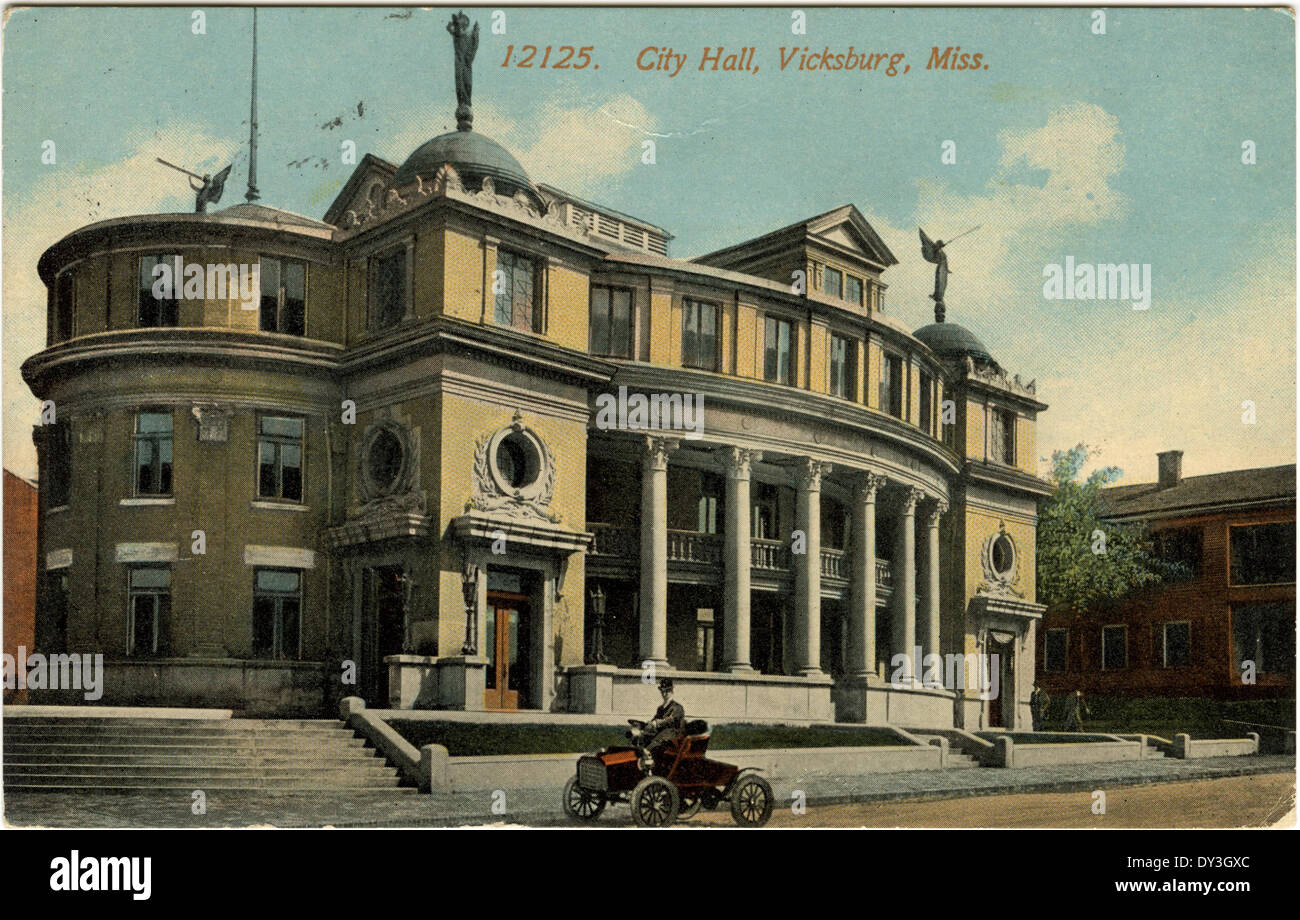 City hall, Vicksburg, Miss Stock Photo Alamy