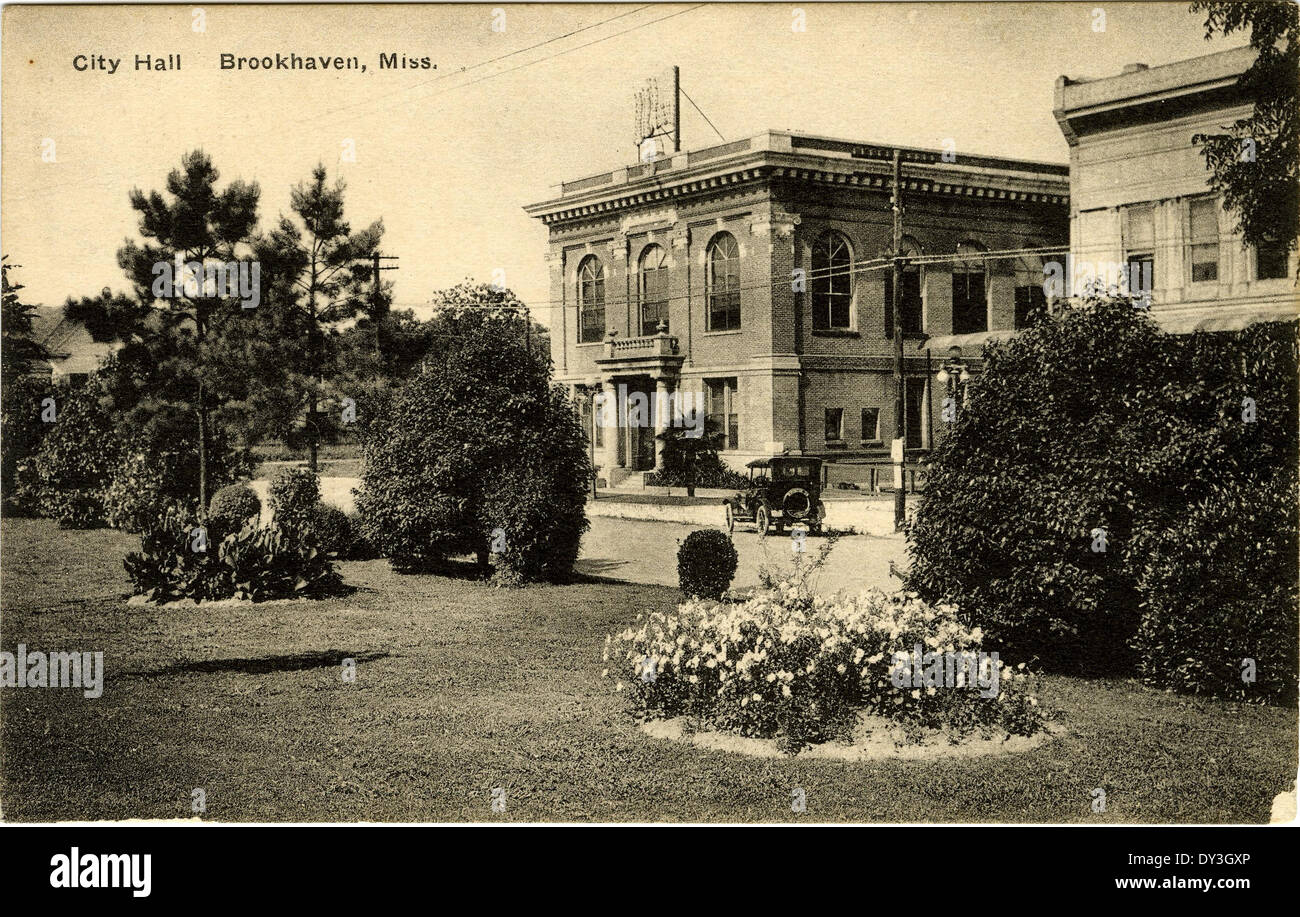 City Hall, Brookhaven, Miss Stock Photo Alamy