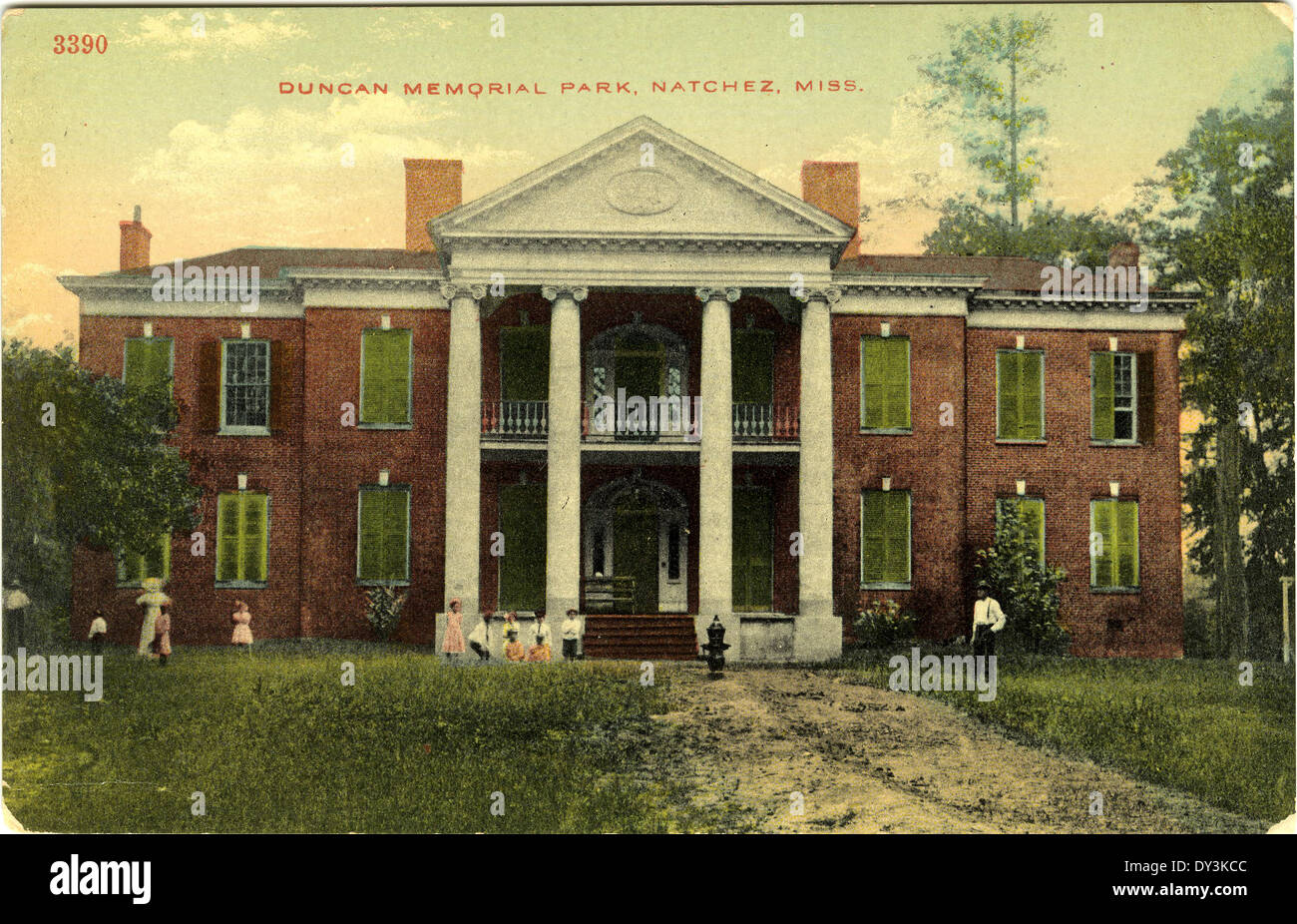 Duncan Memorial Park, Natchez, Miss Stock Photo Alamy