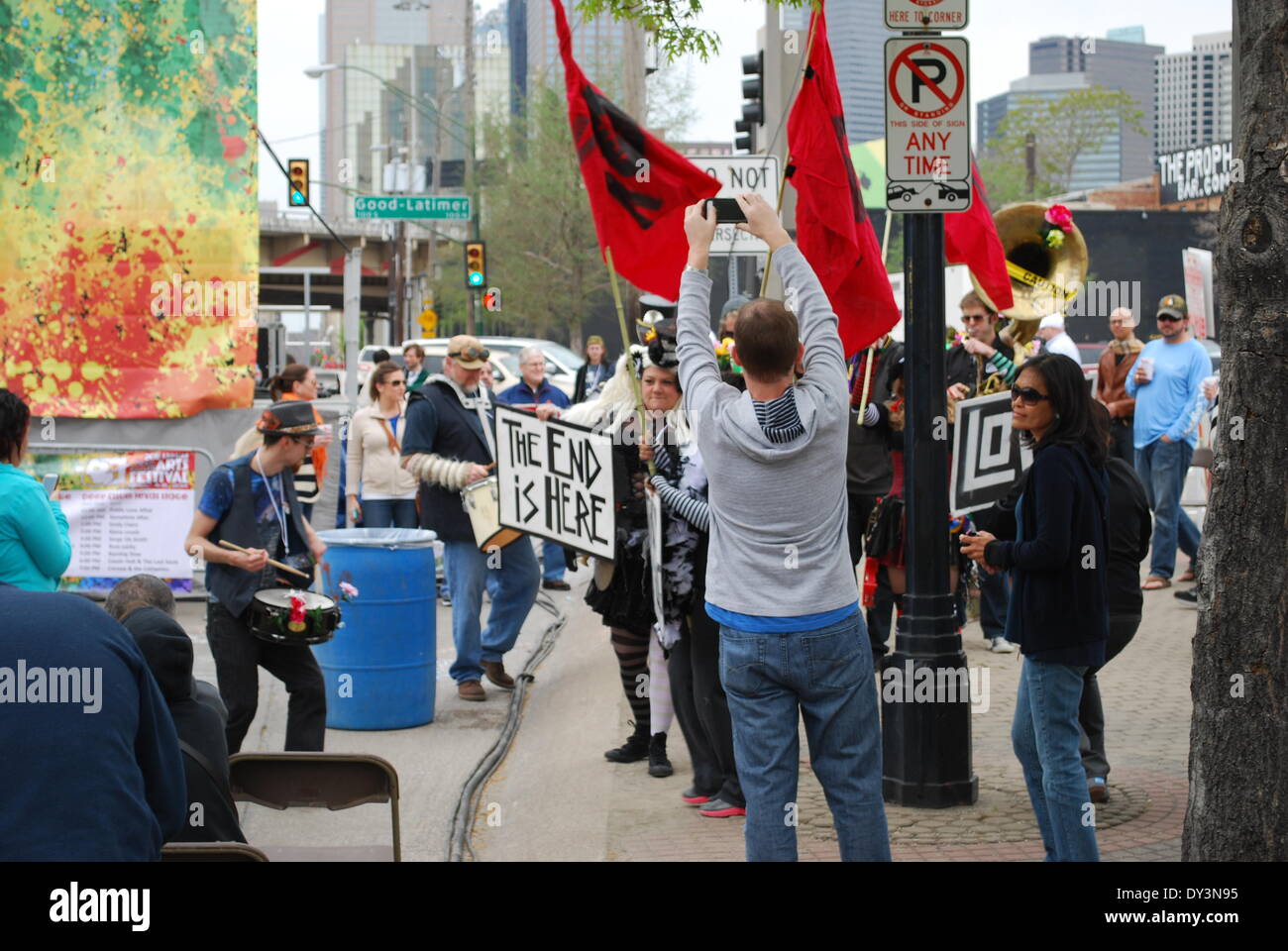Deep Ellum Arts Festival Stock Photo Alamy