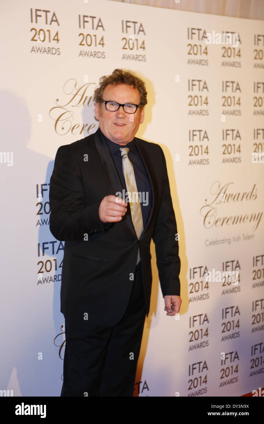 Dublin, Ireland. 5th April 2014. Irish actor Colm Meaney poses for the ...