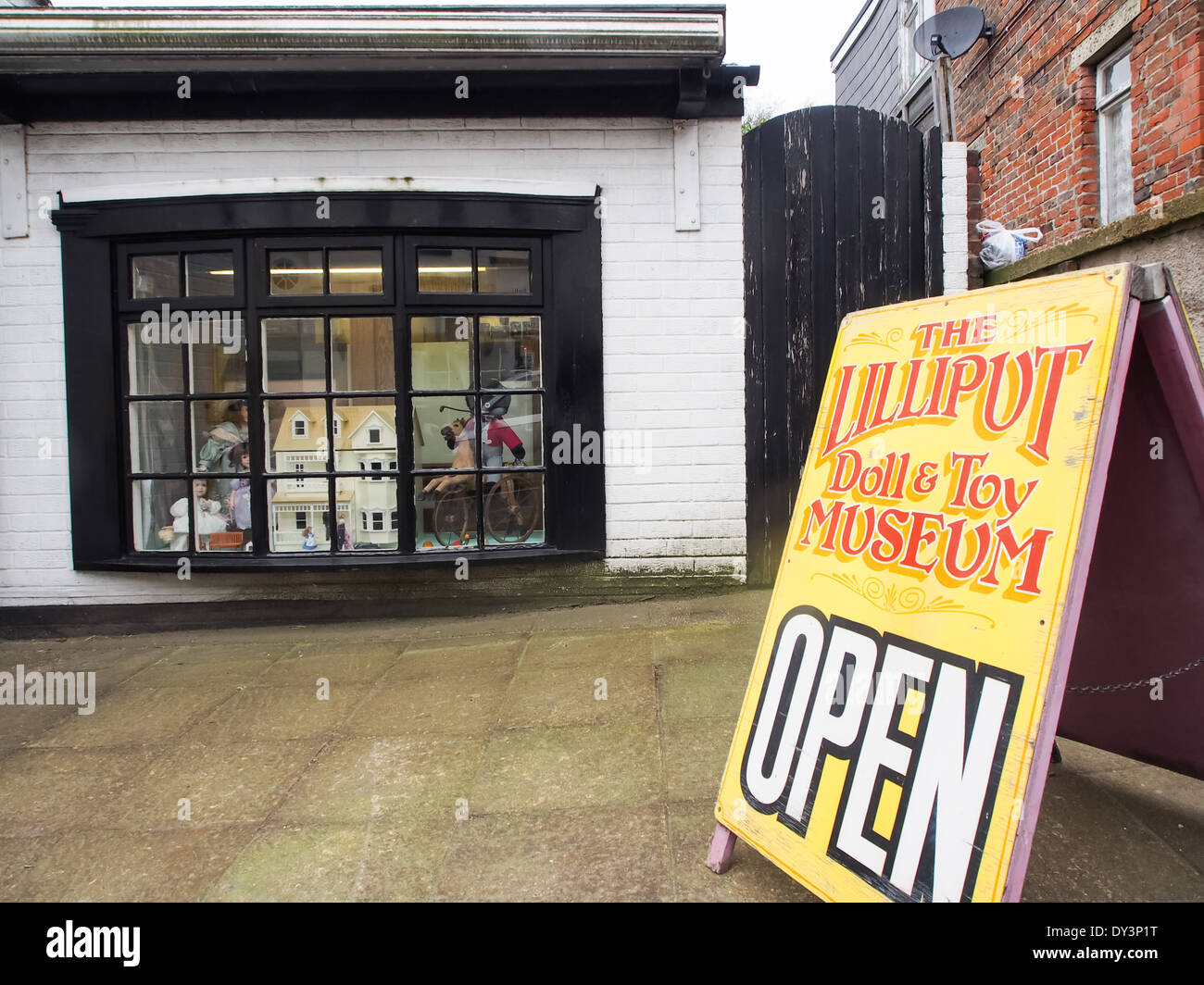 The Lilliput Doll and Toy Museum in Brading, Isle of Wight, England