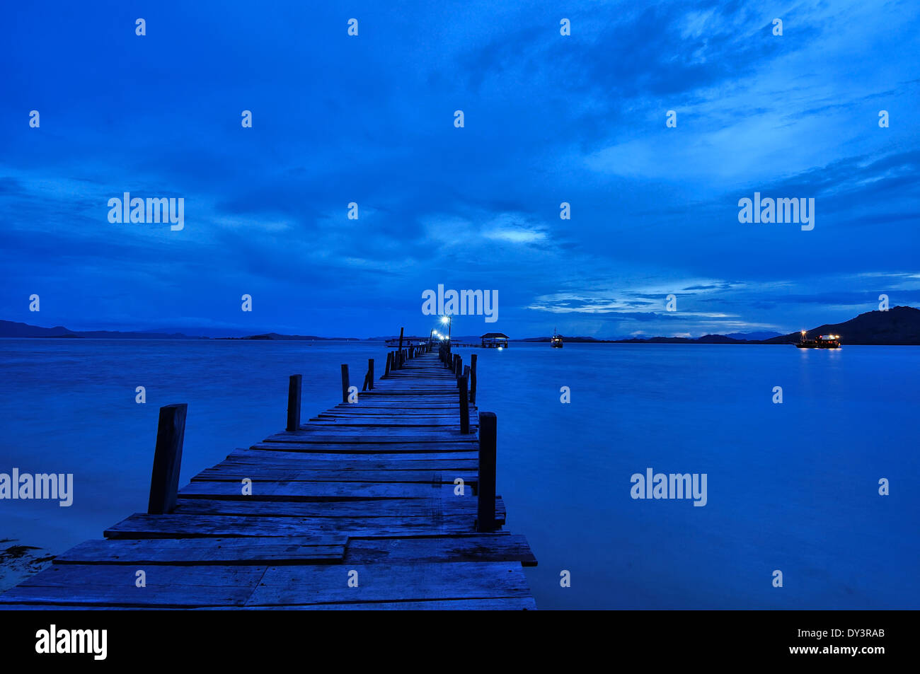 Kanawa island in blue hours Stock Photo Alamy