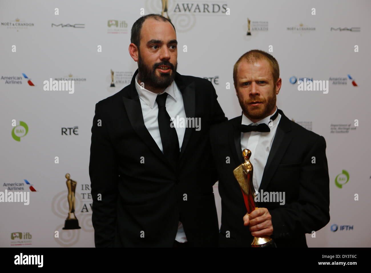 Dublin, Ireland. 5th April 2014. Members of Fastnet Films present their ...