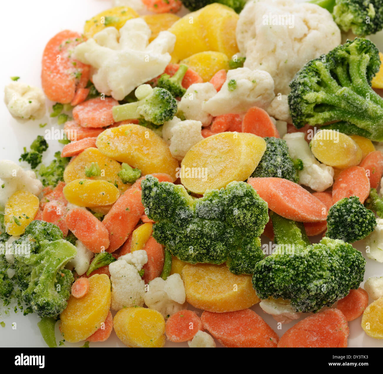Frozen Raw Vegetables ,Close Up Stock Photo Alamy