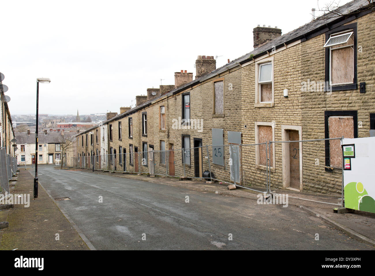 Renovation of terraced housing in the Woodnook area of Accrington Stock