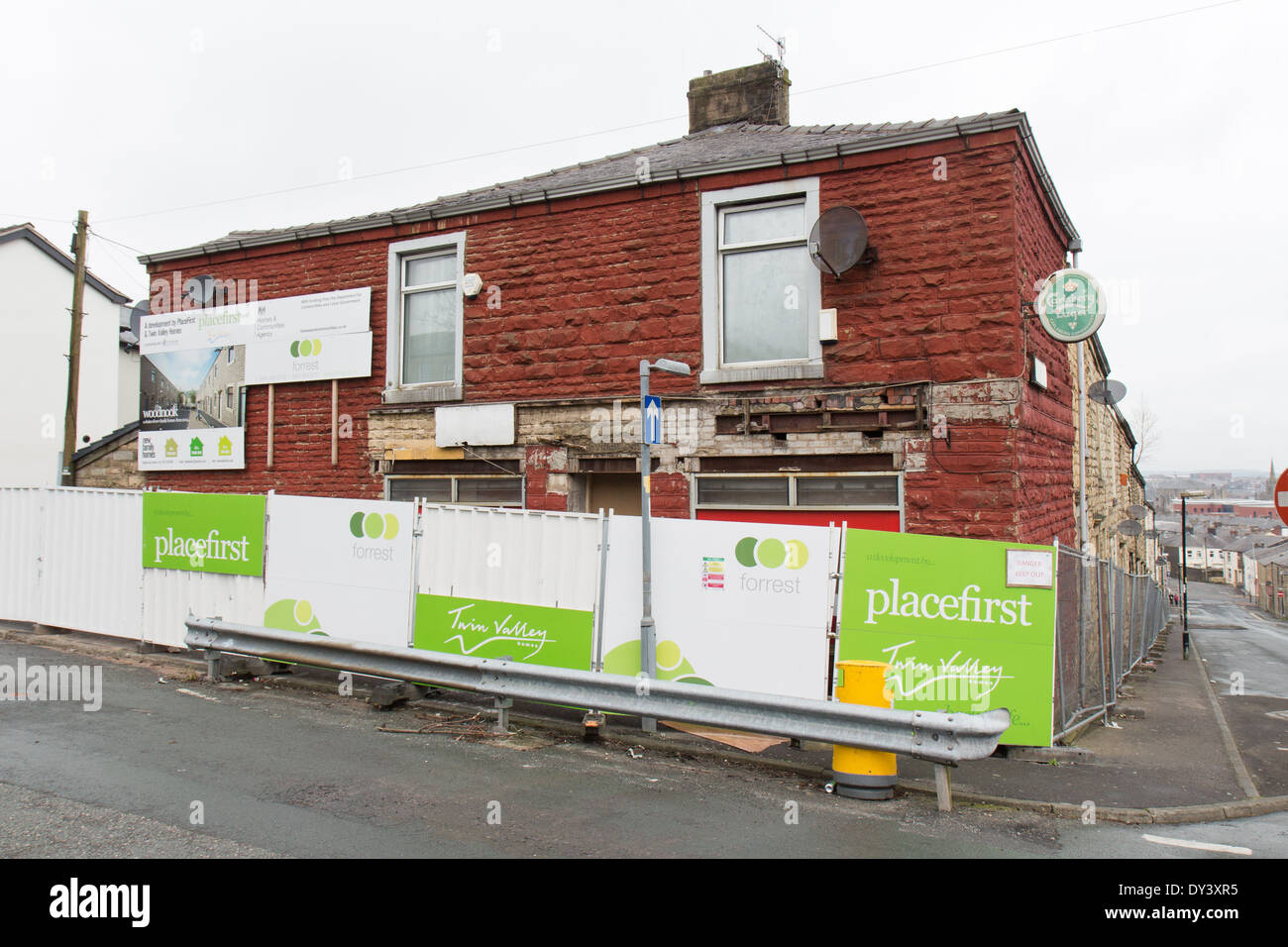 Renovation of terraced housing in the Woodnook area of Accrington