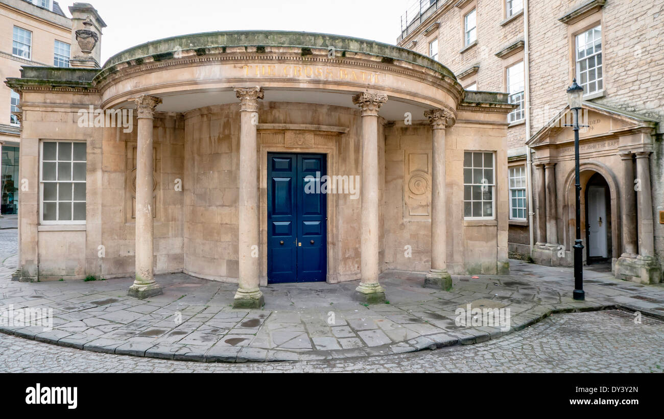 Original restored bathhouse in Bath Street in the centre of the beautiful city of Bath
